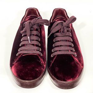 Prada Velvet Sneakers- Size 39